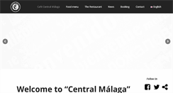 Desktop Screenshot of cafecentralmalaga.com